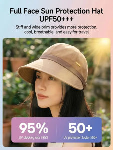 Adjustable Face-slimming Fisherman Hat Women Sun Hat Sunproof UV Hats Outdoor Beach Bucket Hat Fisherman Caps