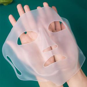 Silicone Masker Cover Reusable Silicone Face Mask Cover Gel Sheet Mask Skin Care