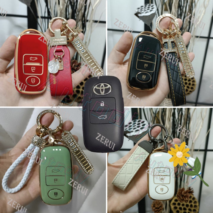 Zr For Toyota Yaris Ative Toyota New Yaris Ativ Sports Car Key Case Chrome Tpu Car Remote