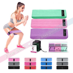 Finedays Yoga bands Anti-slip gym fitness resistance band exercises elastic band hip circle durable pull band