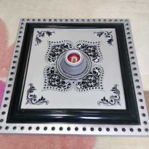 FITING HIAS PLAFON GYPSUM 30 CM ORNAMEN PLAFON GYPSUM PVC/GRC FITING DEKORASI PLAFON