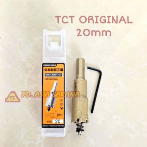 [20mm] Hole Saw TCT Besi 20 mm BLACKFOOT Mata Bor Lubang Holesaw ORI PT.3.8.20TCT