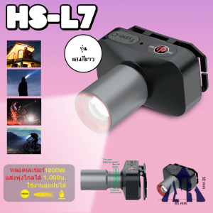 โคมไฟหน้า ไฟหน้า ไฟฉายคาดหัวแบบชาร์จไฟได้ USB แสงสว่างสูง  แบบกันน้ำ พกพาเบาๆ สำหรับปีนเขา ตกปลากลางคืน เดินป่า ทำงานในที่มืด