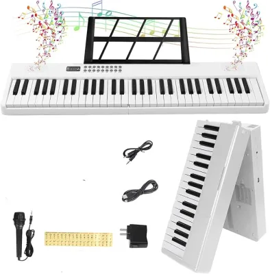 KAWES Digital 88 / 61Keys lipat piano semi-weighted ukuran fullboard keyboard keyboard lipat piano