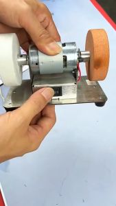 7 Gears Dual Wheel Electric Grinder 220V 100W Polisher Drill for DIY Metal Wood Crafts Stainless Steel Safe Tool