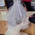 Bridal Veil LED Wedding Veil Glow In The Dark Kerudung Pengantin Vail Pengantin. 