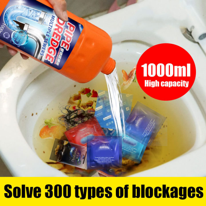 【1000ml big capacity】Drainage Clogged Remover drain cleaner clog