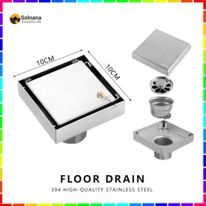（Fast delivery）Hidden and beautiful floor drains 304 stainless steel bathroom high-quality floor drain in bathroom