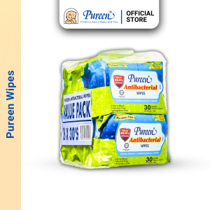 PUREEN ANTIBACTERIAL HYGIENE WIPES 8X30s