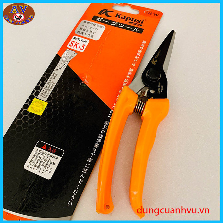 Kéo cắt cành mỏ nghiêng KAPUSI Nhật | Lazada.vn