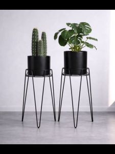 Megahome Wire Plant Stand Outdoor Garden Iron Flower Pot StandWedding Banquet Vase Stand Flower Pot Bracket