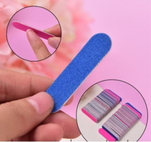 KAIHUA Alat Kikir Kuku Buffer Kuku Portable Kikir Kuku Kayu Untuk Manicure Pedicure Amplas Kuku Dua Sisi Pengkilat Kuku Nail Art Murah SS255