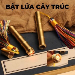 Cây Trúc Lửa Điện Tử Treo Móc Khóa