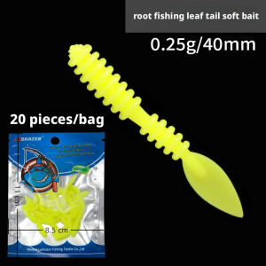 20Pcs Soft Bait 4CM For Fishing Wobblers Mini Ocean Rock Fishing Soft Lures Rubber Soft Baits
