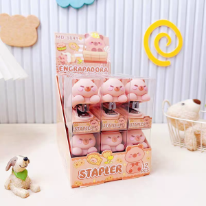 Steples Figurin Stepler Lucu Capybara / Stapler Kecil Set Refill Cute Kapibala Capibala Staples Cekrekan
