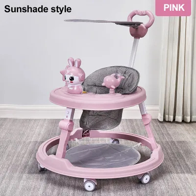 【Easy to walk】JC Baby Walker Training Walker Adjustable Body & Cushion For 6 -18 Months For Toddlers walker for baby boy baby walker for girl With Music and Handle