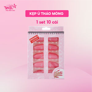 Kẹp ủ phá gel móng tay - Bộ 10 kẹp tháo gel bền chắc chuyên dụng cho dân làm móng