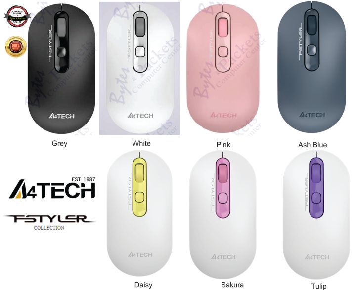 A4Tech Wireless Mouse FStyler FG20 (slim & 2000 dpi) | Lazada PH