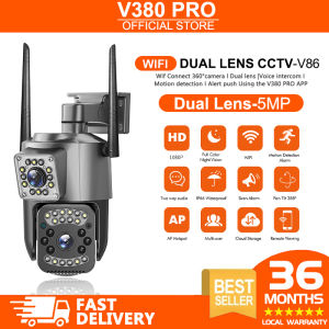 V380 Pro SC23 Wireless Three Screen Outdoor Waterproof Cctv Camera for house Wifi 360 Cctv Camera HD 1080P 4G Sim card IP Security Cameras