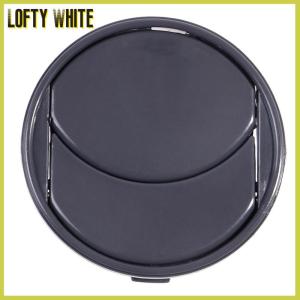 Lofty White ช่องระบายอากาศขนาดเล็กสำหรับติดแผงหน้าปัดรถยนต์ช่องระบายอากาศขนาดเล็กช่องระบายอากาศด้านข้างอุปกรณ์เสริมสำหรับรถยนต์