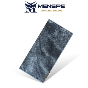 MENSPE Mens Long Wallet PU Wallet Retro Multi-Functional Wallet Button Fixed Design Large Capacity Purse Multi-Card Position ID Credit Cards Holders Coin Pouch PU Leather Coin Bag Business Wallets