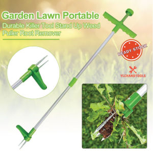 🌈READY STOCK🌈GARDEN WEED REMOVER PORTABLE LONG HANDLED OUTDOOR STAND UP GARDEN LAWN WEED PULLER ROOT REMOVER