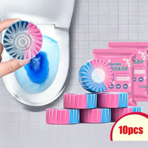 10PcsToilet Bowl Cleaner Tablets Bowl Cleaner Automatic Tank Bowl Strong Detergent Bathtub System Removal Deodorant