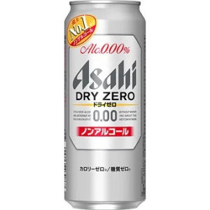[TURTLE]Asahi Dry Zero Beer Alcohol Free 500ml Zero sugar zero calories