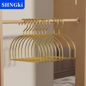 SHNGki Sắt Nửa Vòng Khăn Móc 5Pcs Vàng Quần Áo Vật Nuôi Giá Cho Tủ Quần Áo Không Gian Tổ Chức Lưu Trữ Sử Dụng