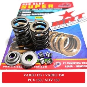 PER KLEP PROGRESIF PROGRESSIVE + RETAINER SET 5mm BRT VARIO 125 VARIO 150 PCX 150 ADV 150
