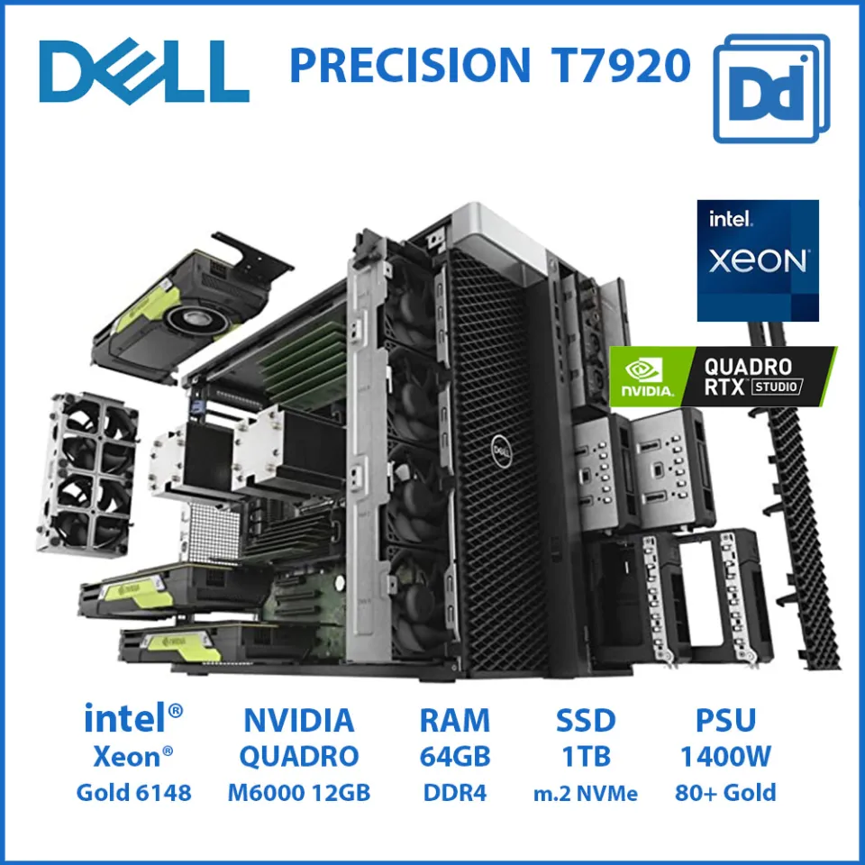 Precision T7920 XEON GOLD 6152 2基 SSD1TB Dell Precision