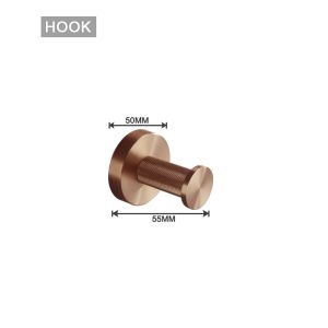 Brushed Rose Gold High Quality Towel Rack Towel Bar Toilet Paper Holder Towel Ring Toilet Brush Soap Dish Bathroom Accessories