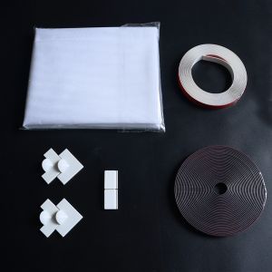 【Full set】Magnetic Window Mosquito Net DIY Mesh Invisible Screen Fiberglass Curtain Anti Insect Fly Flies Net Jaring Nyamuk 磁铁蚊网/防蚊网/纱窗