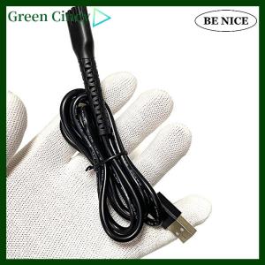 [Green Cindy] Tông đơ cắt tóc chạy điện 8148 8591 8504 Dây cáp sạc USB màu đen