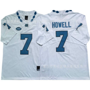 NCAA University Football Uniform Jersey  North  Luo Laina Tar Heel Team 7#10# Embroidery in stock customizable