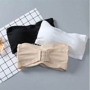 เกาะอกไร้ขอบ! ไร้ตะเข็บ & มีหลังตะขอหลัง เสริมฟองน้ำ