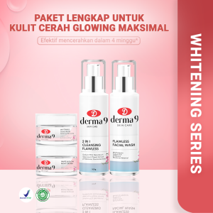Paket Whitening Series - Paket Mencerahkan Kulit - By Derma9