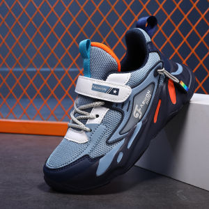 Girls Shoes 2023 New Sneakers Hook And Loop Shoes Childrens School Shoes Youth Thick Sole Light Running Shoes Girls Mesh Shoes  Four Seasons Shoes