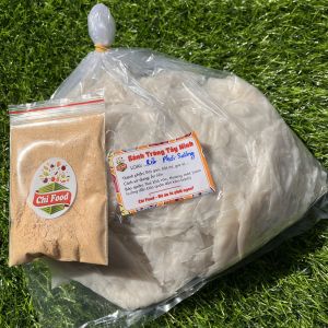 1KG BÁNH TRÁNG RÌA PHƠI SƯƠNG TẶNG MUỐI NHUYỄN CAY