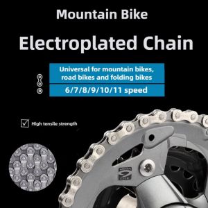Road Bike Chain 8/9/10/11/12 Speed Anti-Wear 116 Links Chain MBT Speed Shift Chain Compatible with Shimano and SRAM