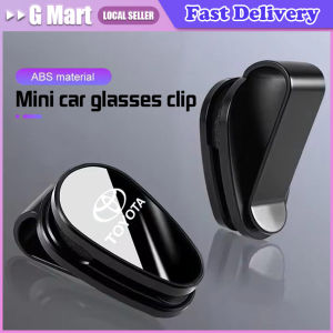 Car Glasses Clip Multi functional Car Sunglasses Holder Placement Rack Ticket Clip Car Interior Sunshade Sunglasses Storage Mini Car Sun Visor Glasses Clip Ticket Card Storage Clamp Tools For Honda City Civic Beat Click Jazz Wave Universal