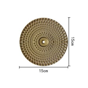 RGFV Iron Frame Ring Easy to Use Light luxury Irregular Round Bedside Hanging Background Wall Decor Gold Disc Unique Design Wall Ornaments Wall Pendants Sofa Ornaments Disc