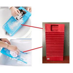 Laundry Clothes Washboard/ Rubbing Board/ Washing Clothes Board/ Plastik Pembasuh Baju Plastic Anti-Slip Laundry Washboard/Papan Basuh Plastik/Papan Cuci Baju/Rubbing Board/ Clothes Washing Board/