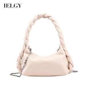 IELGY Túi Đưa Thư Dệt Dây Xích Họa Tiết Cao Cấp Cho Nữ