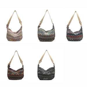 Creative Shoulder Bag for Women and Girls 2025 Canvas Crescent Shopping Bags Large Crossbody Purse for Work and Leisure