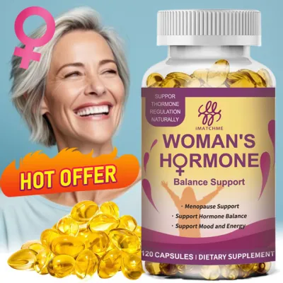 iMATCHME Female Hormone Balance Capsules Supplement menopausal support natural mood regulation and overall physical health promotion Kapsul Keseimbangan Hormon Wanita Suplemen dukungan menopause pengaturan suasana hati alami