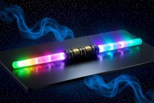 (1 pair 2pcs)Lightsaber Starwar Music playing sword toys Kids Battery LED lightsaber Flashing Light