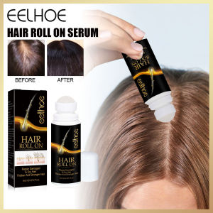 EELHOE Hair Essential Oil With Rolling Ball Oil For Hair Growth Repair Hair Growth Essential Oil For Nourishing Scalp Roll-On Hair Thickening Essence Oil Hair Growth Oil Hair Care Oil With Dense Hair Ball Hair Repair Strengthening Oil