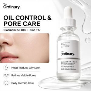 The Ordinary Niacinamide 10% + Zinc 1% Serum 30ml | High Strength Formula | Oil Control | Refine Visible Pores | Reduce Sebum Production | Improve Blemish Marks | Balance Skin Texture | For Oily Acne Prone Skin