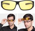 KACA MATA HD VISION KACAMATA ANTI GLARE ANTI SILAU MENYETIR SIANG MALAM LAMPU KENDARAAN DAN SINAR UV MATAHARI. 